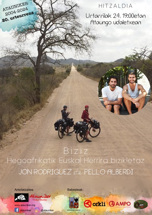 Biziz, Hegoafrikatik Euskal Herrira bizikletaz