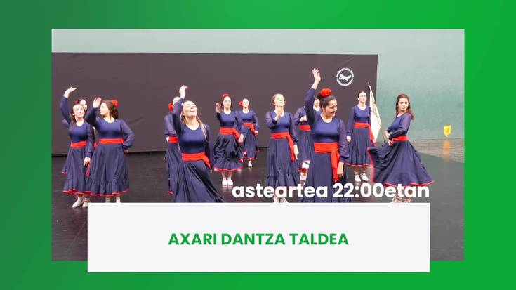 Axari dantza taldearen emanaldia