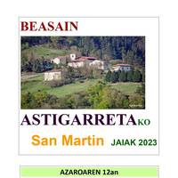 Astigarretako San Martin jaiak
