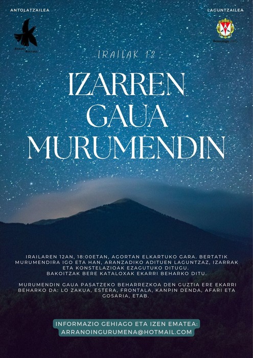 Izarren gaua Murumendin