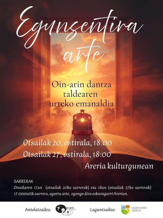 Oin Arin dantza taldearen urteko emanaldia