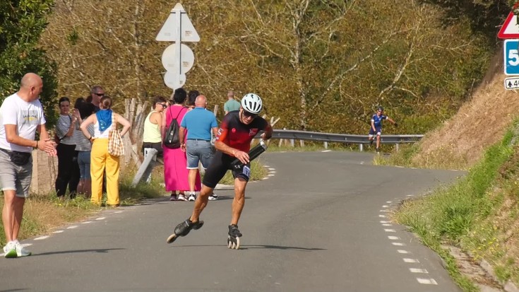 Patin eta txirrindu igoerek girotu zituzten Gaintzako San Migel jaiak