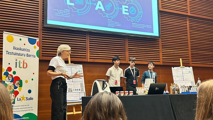 Ciencia en Acción lehiaketako lehen saria jaso dute La Salle Beasaingo ikasleek