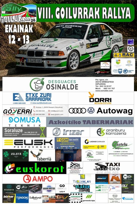 VIII. GOILURRAK RALLYA