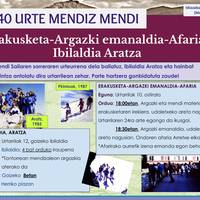 "40 urte mendiz mendi" erakusketa eta diaporama