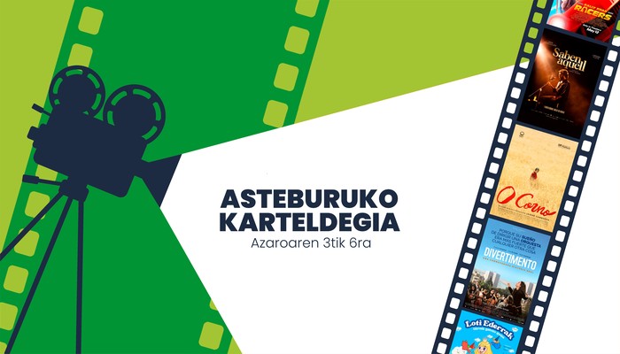 Asteburuko karteldegia, azaroaren 3tik 6ra