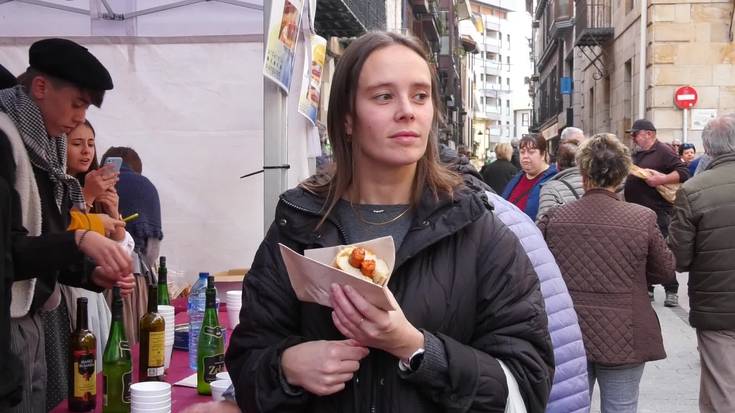 Txistorra protagonista Gabonen atariko azokan