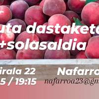 Fruta dastaketa + solasaldia