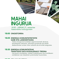 Energia Komunitateak. Zer egin dezakegu Goierrin? mahai-ingurua