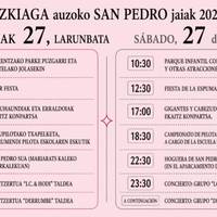 Ezkiaga auzoko San Pedro Jaiak