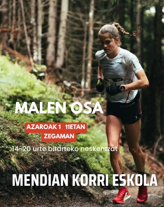 Mendian korri eskola Malen Osarekin