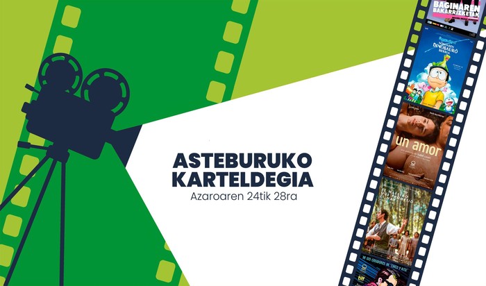 Asteburuko antzerki eta zinema karteldegia