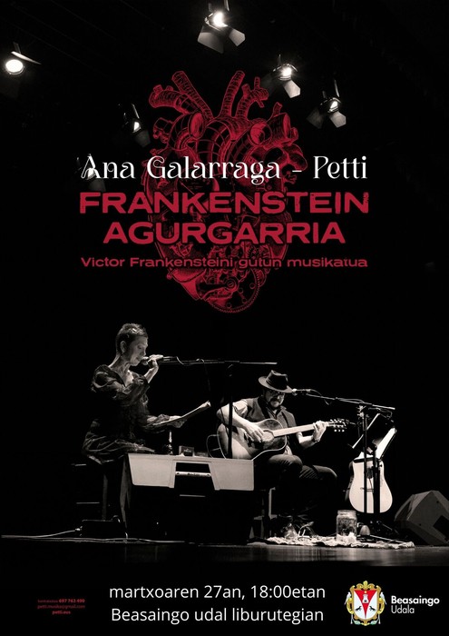 'Frankestein Agurgarria' errezitaldi musikatua