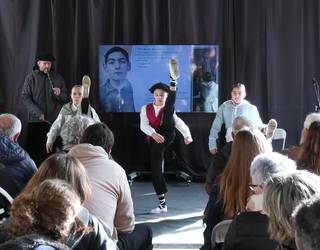 Ataunen bizi ziren Pedro Basurto eta Joxe Apaolaza izan ziren gerraren ondorioak jasan zituztenen omenaldiko protagonistak