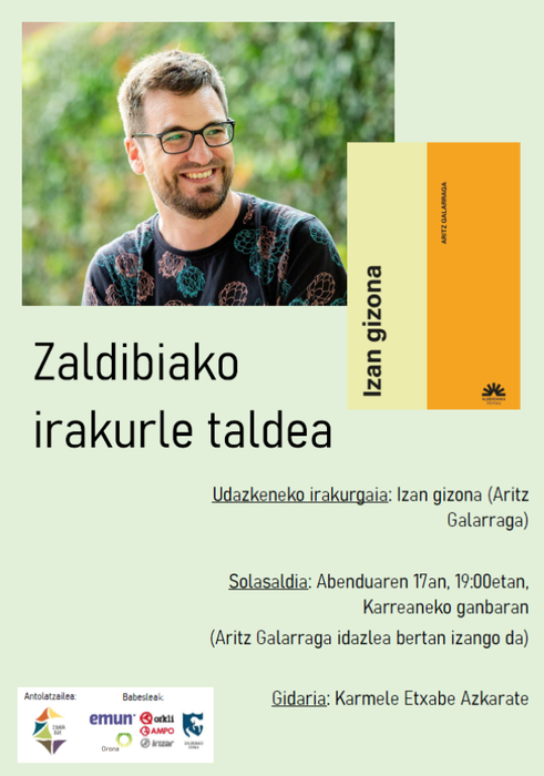 Udazkeneko irakurgaia: Izan gizona
