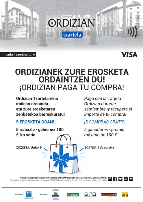 IRAILEKO ORDIZIAN TXARTELAREN KANPAINA: ZURE EROSKETA DOAN ATERA DAITEKE!