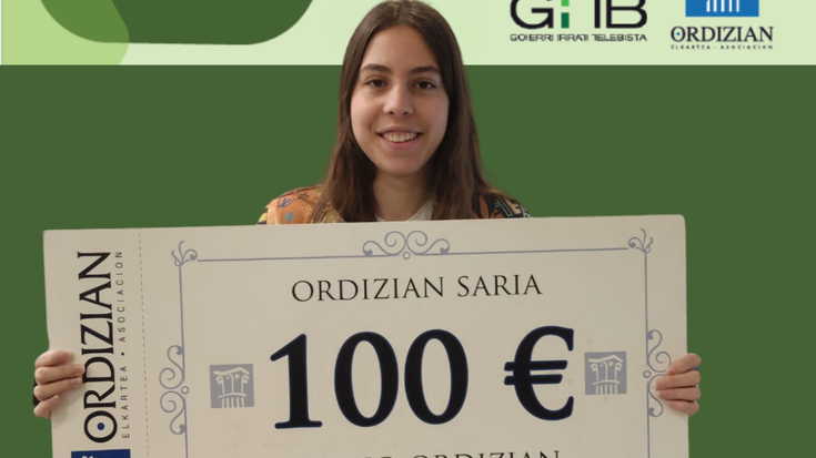 Iraia Unanue izan da GITBek zozketatutako 100 euroko erosketa-balearen irabazlea