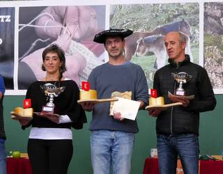 Aizkorri-Aratz Parke Naturaleko XXVI. Gazta Lehiaketako lehen saria Segurara joan da