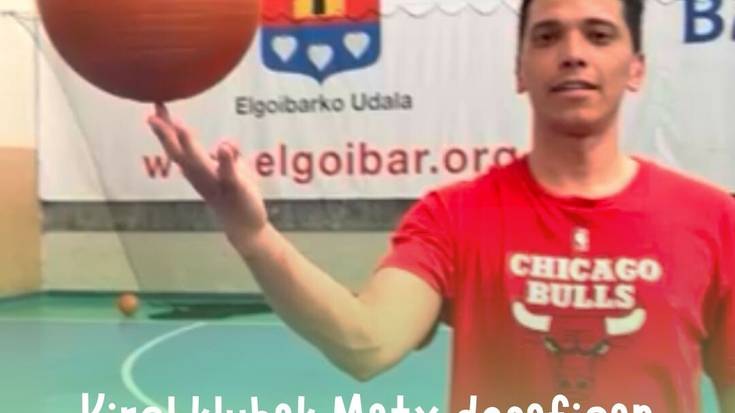 Elgoibarko saskibaloi jokalariak abilezia jokoan