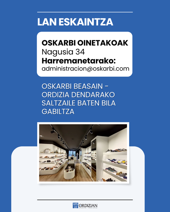 LAN ESKAINTZA: OSKARBI OINETAKOAK