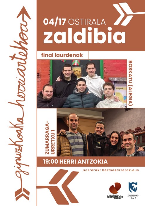 Gipuzkoako herriarteko bertsolari txapelketako finalaurdena