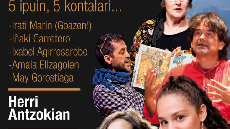 "Mitokontuak", 5 ipuin, 5 kontalari