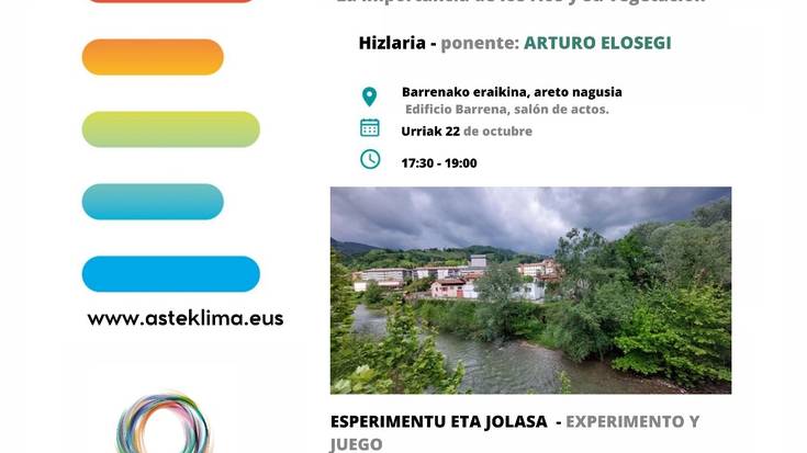 Ibaien eta hauen landareriaren garrantzia