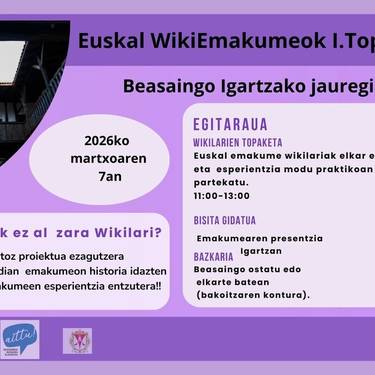 Euskal WikiEmakumeok I. Topaketa