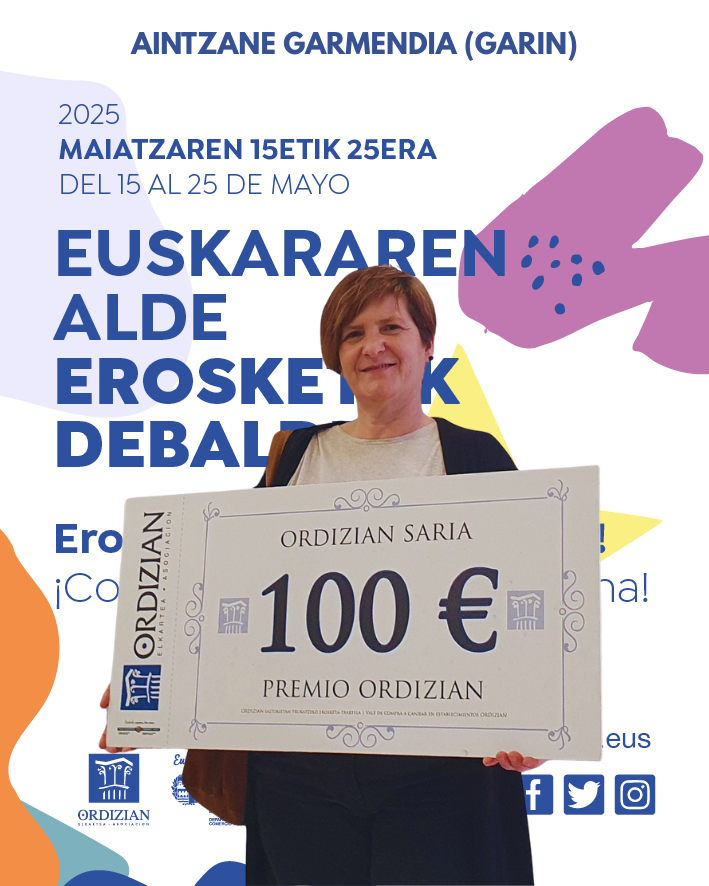 EUSKARAREN ALDE EROSKETAK DEBALDE: AINTZANE GARMENDIA (GARIN)