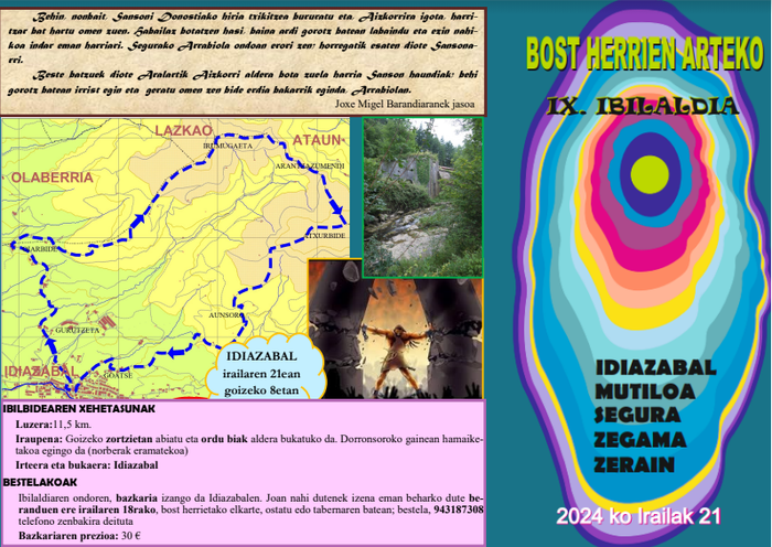 BOST HERRIEN ARTEKO VIII. IBILALDIA