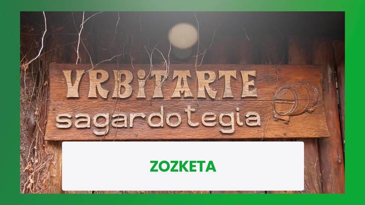 2 lagunentzako otordua Urbitarte sagardotegian