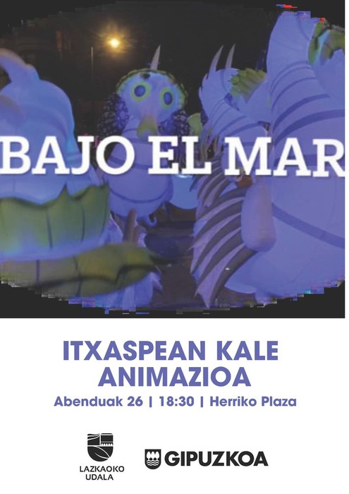 Itsaspean kale animazioa