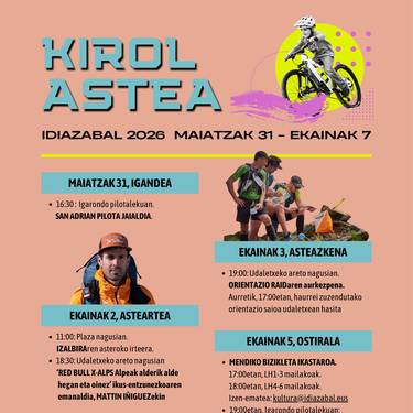 Idiazabalgo kirol astea