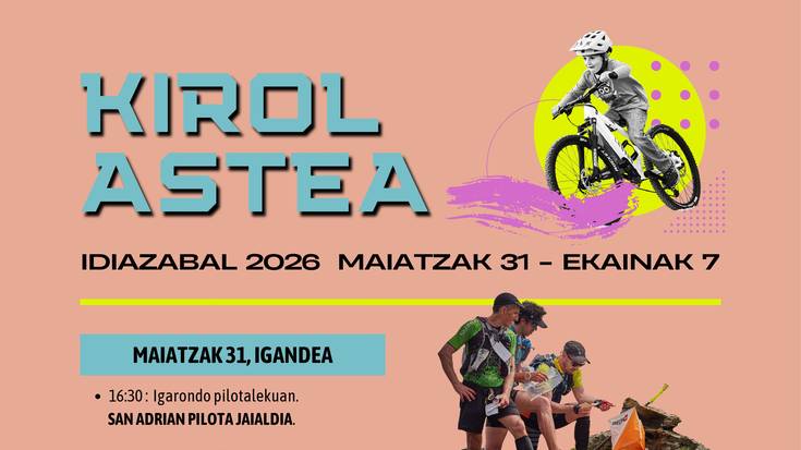 Idiazabalgo kirol astea