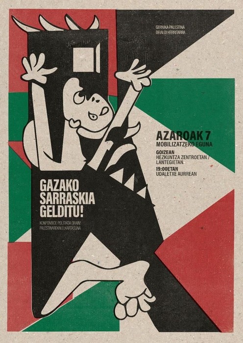 Mobilizazioa | Gazako sarraskia gelditu