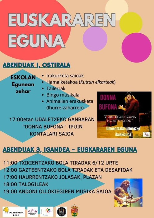 Euskararen eguna Olaberrian