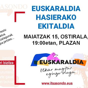 Euskaraldia hasierako ekitaldia