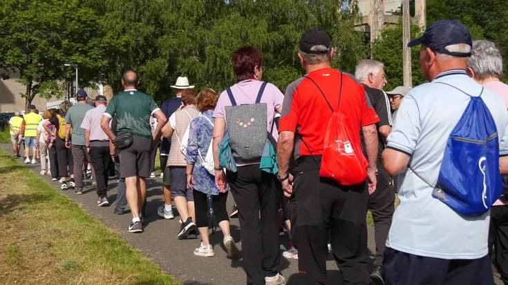 Aurten ere, Goierriko Jubilatuen 13 Elkarte ezberdinek bat egin zuten mendi-ibilaldi bat prestatzeko