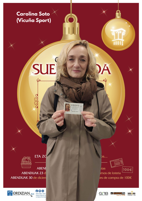 ORDIZIAN LOTERIAK BANATZEN: CAROLINA SOTO