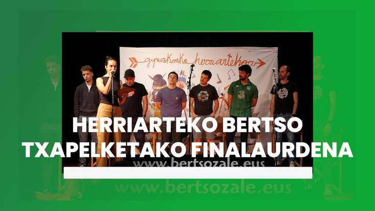 Herriarteko Bertso Txapelketako finalaurdena Zaldibian