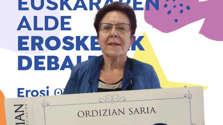 EUSKARAREN ALDE EROSKETAK DEBALDE: CONCHI JAUREGI (PALOMO)