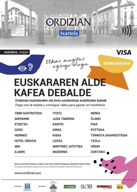 ORDIZIAN TXARTELA: Euskararen alde, kafea debalde