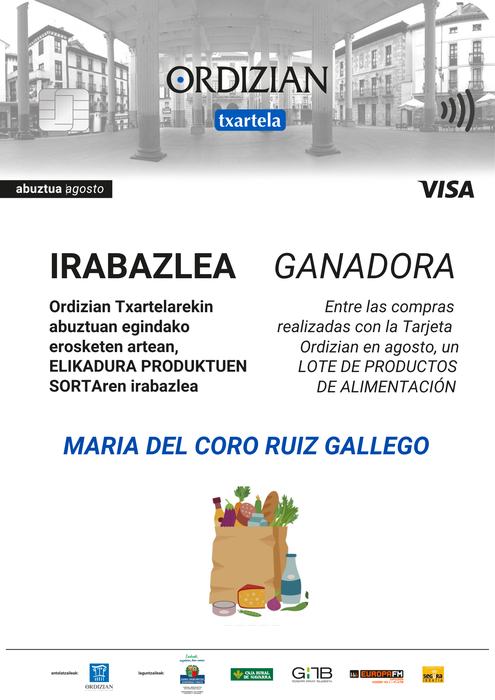 ABUZTUKO ORDIZIAN TXARTELAREN IRABAZLEA
