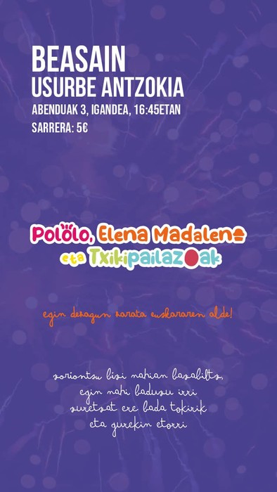 Pololo, Elena Madalena eta Txikipailazoak