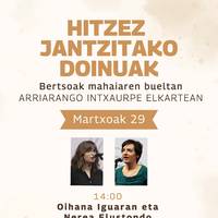 Bertso bazkaria: Hitzez jantzitako doinuak
