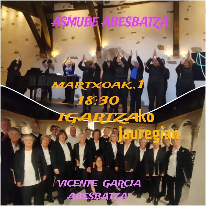 Asmube eta Vicente Garcia abesbatzak