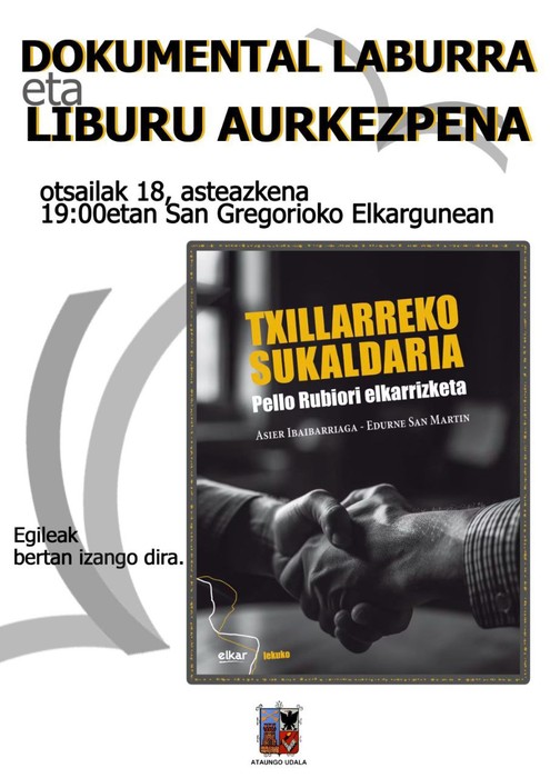 "Txillarreko sukaldaria, Pello Rubiori elkarrizketa"