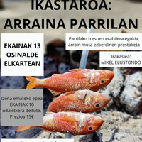Ikastaroa: arraina parrillan