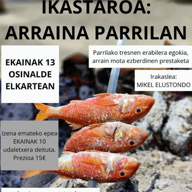 Ikastaroa: arraina parrillan