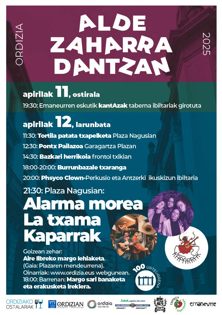 ALDE ZAHARRA DANTZAN: Programa